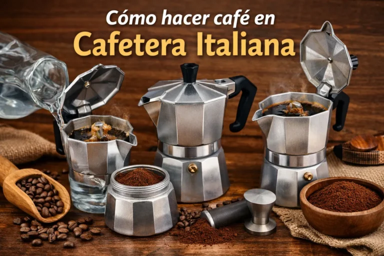 como hacer cafe en cafetera italiana paso a paso con moka y cafe molido